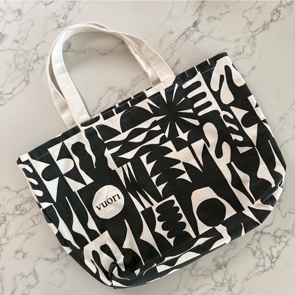 Vuori Limited Edition Abstract Canvas Tote - Picture 2 of 5